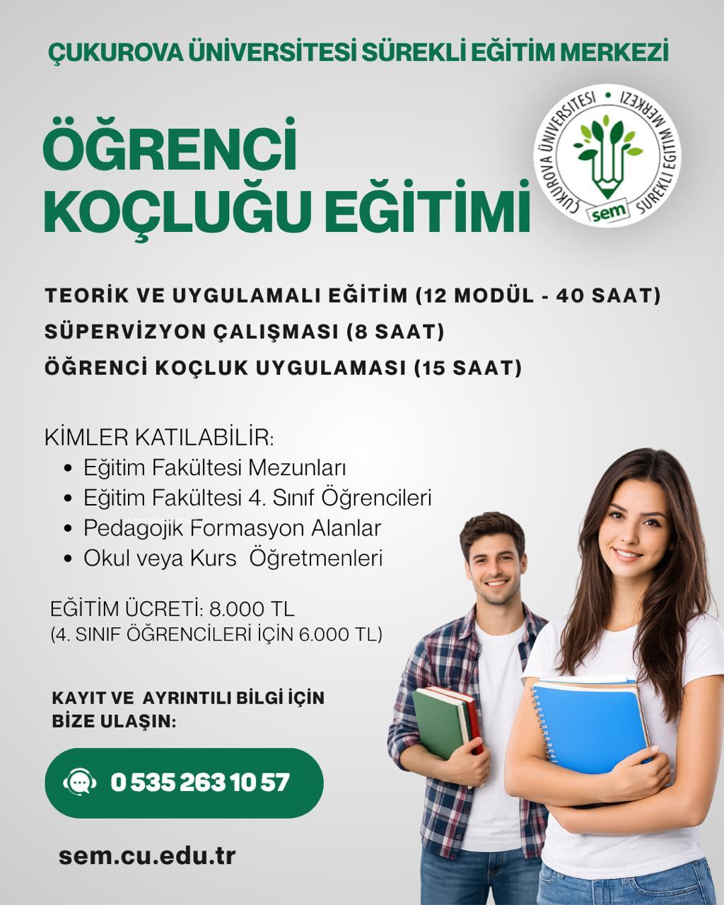 ÖĞRENCİ KOÇLUĞU EĞİTİMİ SERTİFİKA PROGRAMI